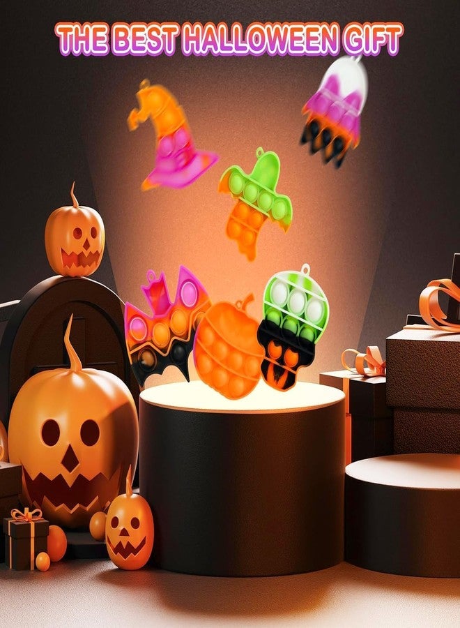 JDSTY 24 Pack Halloween Mini Fidget Sensory Pop Toys for Kids Boys Girls Halloween Party Favors Halloween Treat Bags Gifts - Image 5